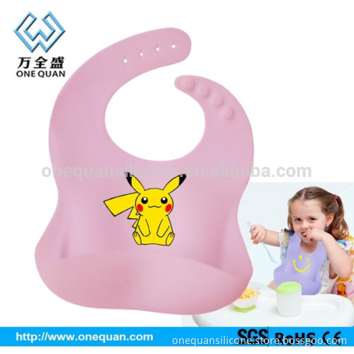 Silicone Scoop Baby Bibs in assorted colors